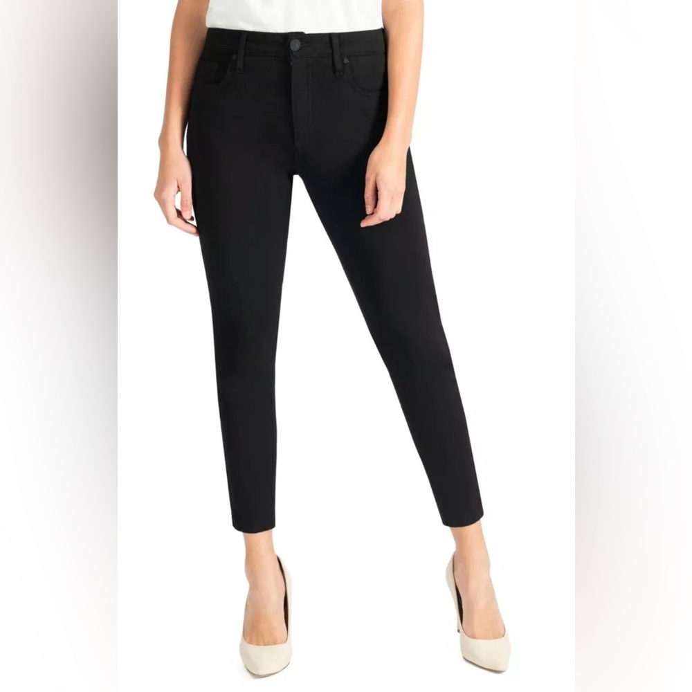 NWT! Kut From The Kloth | Petite Donna Ankle Skinny Ponte Pants | Black | 14P
